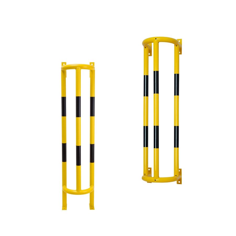 Rammschutz für Säulen - Fallrohre und Kabelschächte - für Wand- und Bodenmontage - 1.000 x 350 x 300 mm (HxBxT)