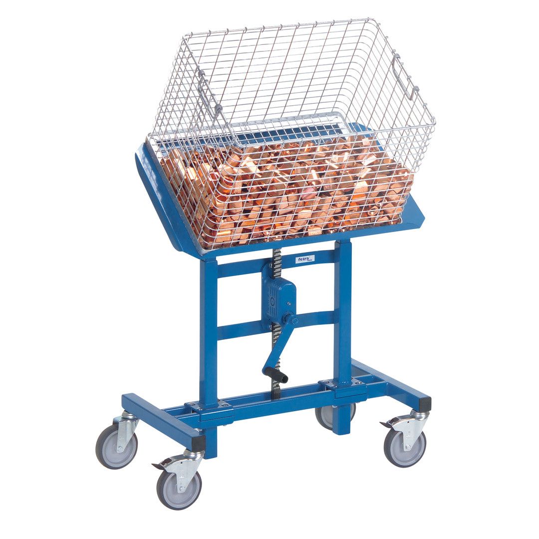 Fetra - Fahrbarer Materialständer - 250 kg - (H) 655 bis 1.025 mm stufenlos verstellbar