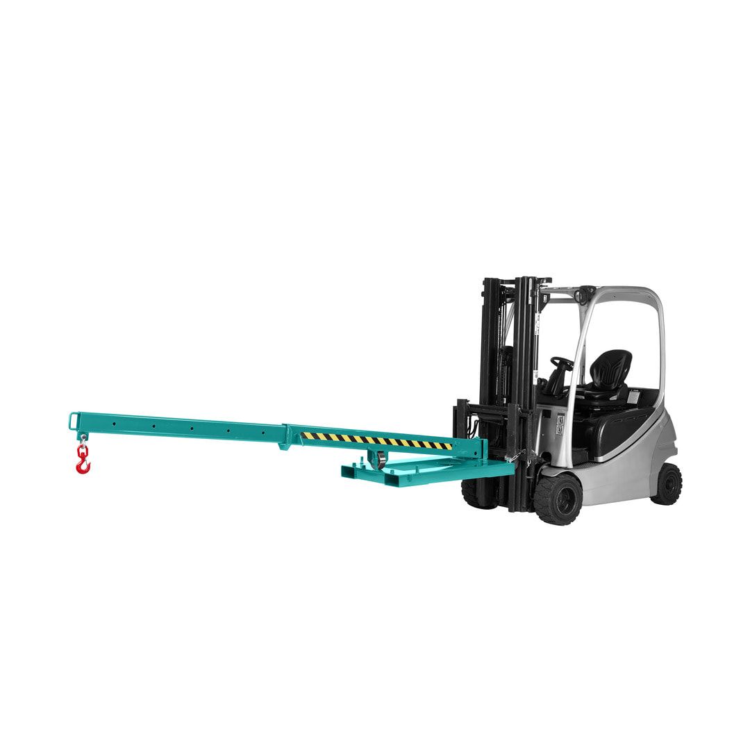 Kranarm, seitenverstellbar - Traglast 1.000 kg - Länge 2.260 - 3.760 mm - anthrazitgrau