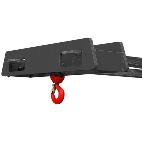 Eichinger Lasthaken für 2 Staplerzinken, Einfahrtaschen 60 x 160 x 300 mm (HxBxT), 130 x 180 x 790 mm (HxBxT), Gewicht 30 kg, Farbe anthrazitgrau