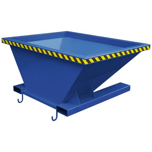 Eichinger Befülltrichter, Schüttguttrichter, für Big Bags oder Container, Staplertaschen, 4 Ösen, 940 x 1.775 x 1.445 mm (HxBxT), Farbe anthrazitgrau