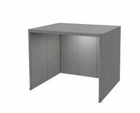 OTTOKIND Akustik-Kabine, Raumkabine, Bürokabine, 2.610 x 3.230 x 2.730 mm (HxBxT), Schalldämmung, LED-Beleuchtung, Stahlblech, Farbe wählbar