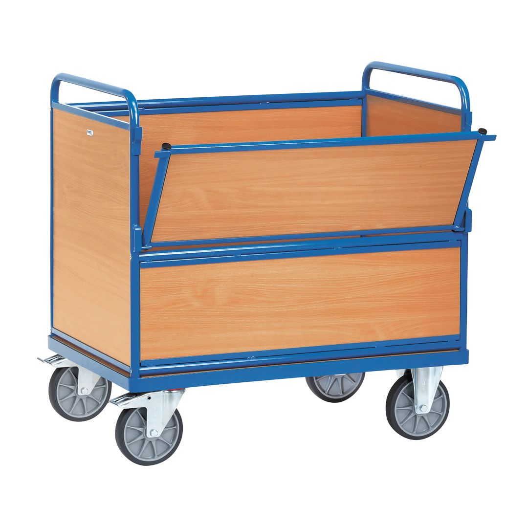 Fetra - Holzkastenwagen - 600 kg Traglast - 700 x 1.000 mm (BxT)