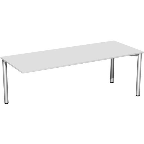Schreibtisch - 4-Fuß Flex - Bürotisch - 720 x 1.000 x 800 mm (HxBxT) - Gestell anthrazit - Ahorn