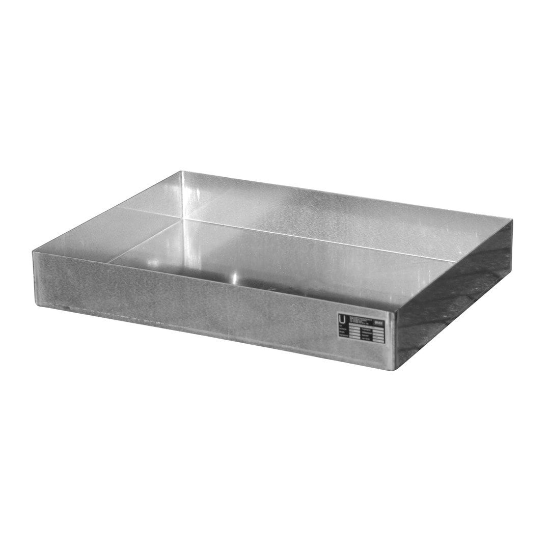 Kleingebindewanne für Paletten - Volumen 20 l - 120 x 600 x 400 mm - Edelstahl