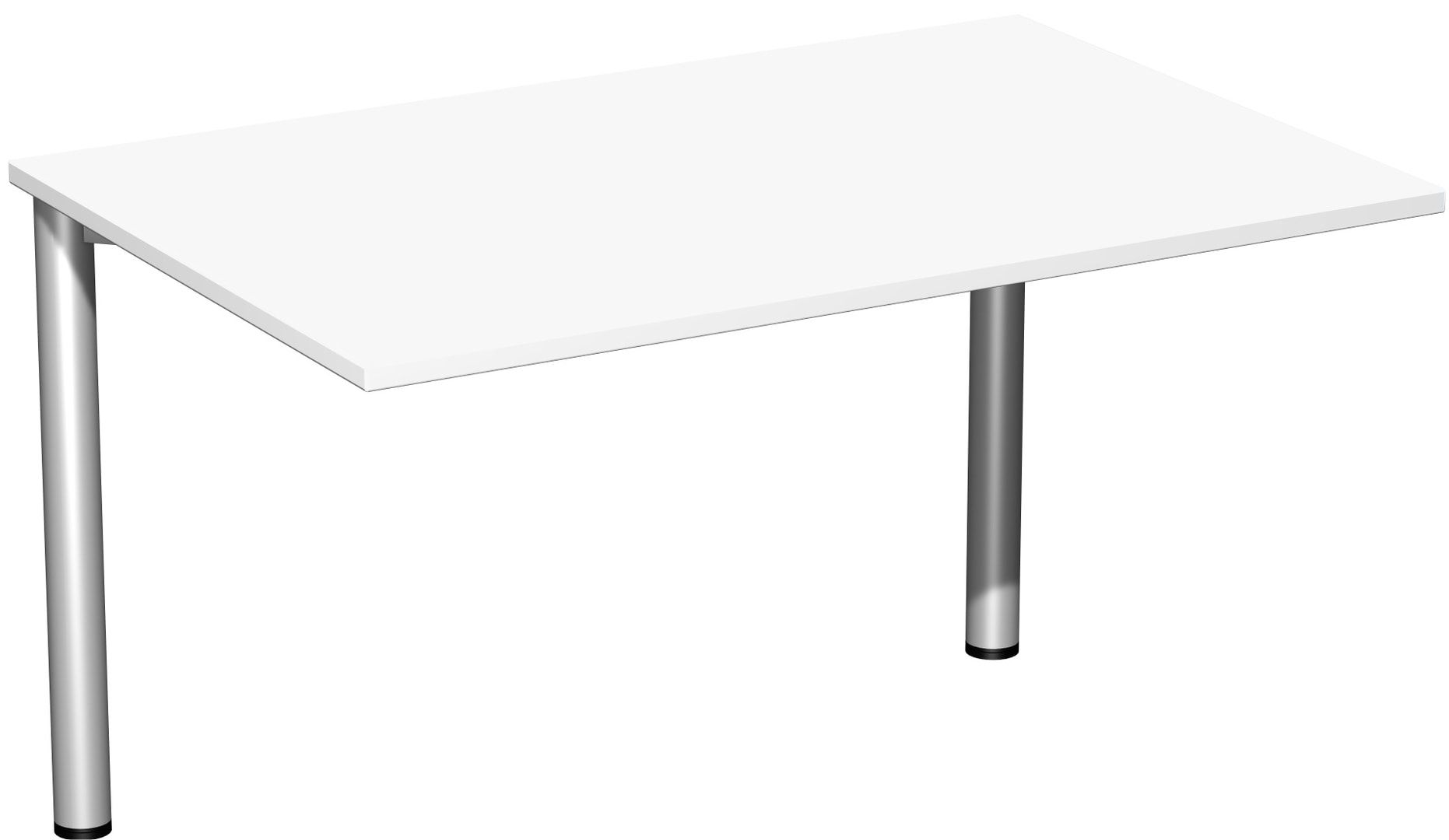 Schreibtisch - 4-Fuß Flex - Bürotisch - 720 x 1.200 x 600 mm (HxBxT) - Gestell anthrazit - Ahorn