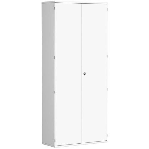 Flügeltürenschrank, Holztüren, 6 Ordnerhöhen, 5 Dekor-Einlegeböden, 2.304 x 1.000 x 425 mm (HxBxT), Frontfarbe Ahorn, Korpusfarbe Ahorn