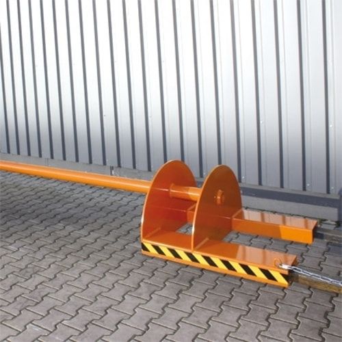 Eichinger Tragdorn für Stapler, Tragkraft 1.000 kg, Dornlänge 2.000 mm, Dorndurchmesser 85 mm, Einfahrtaschen, Farbe anthrazitgrau