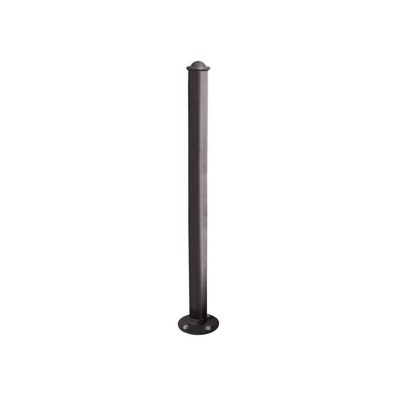 Neigbarer Pfosten mit Helmkopf - 76 x 1.035 mm (DxH) - Farbe enzianblau - Pfosten mit Gelenk - beweglicher Pfosten