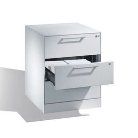 Karteikartenschrank, Aktenschrank, Büroschrank, DIN A5, 3 Auszüge, 2-bahnig, Farbe wählbar, 698 x 562 x 600 mm (HxBxT)