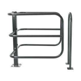 Selektive Schranke, für Fußgänger, Rollstühle und Kinderwagen, Stahlrohr, Sperrbreite 1.275 mm, Farbe wählbar