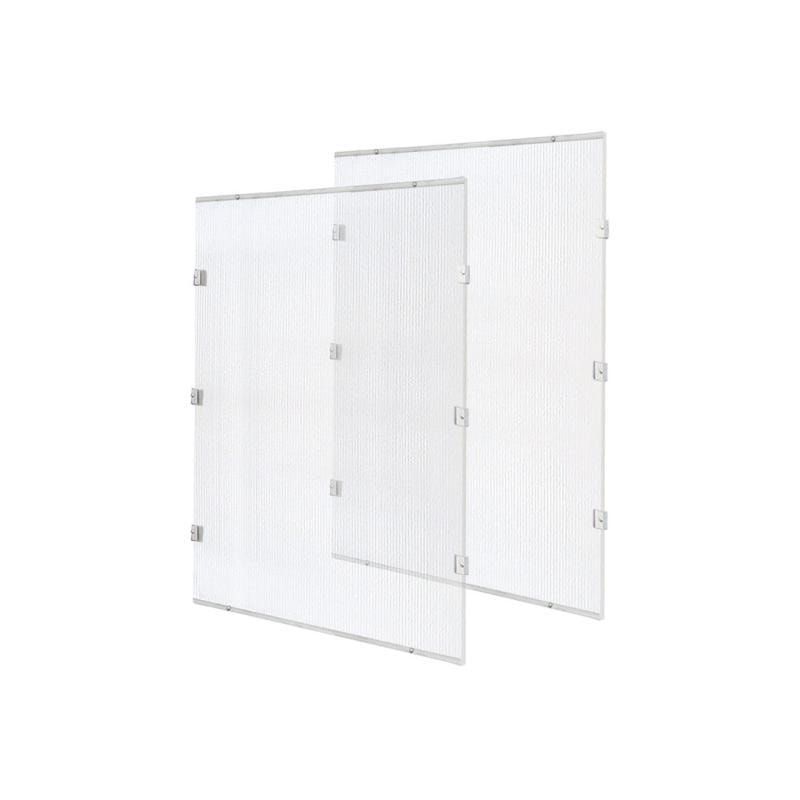 Seitenverkleidung für Grundmodell, paarweise, Polycarbonat-Stegplatten, Farbe Aluminium