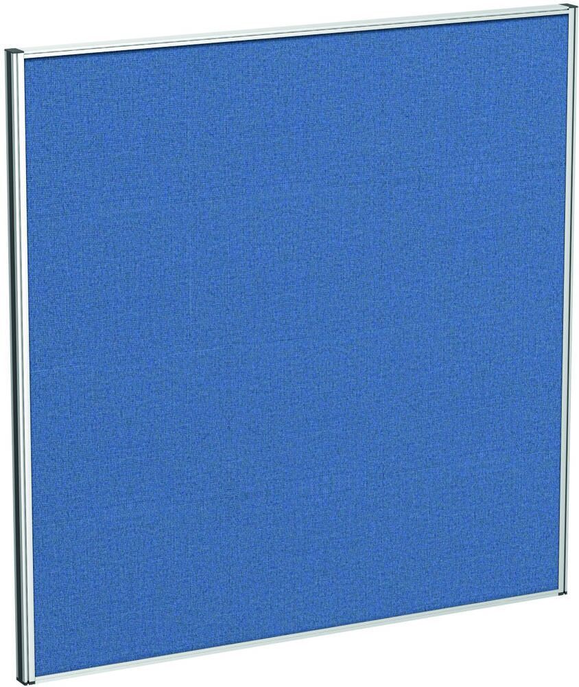 Stellwand, Trennwand, Raumteiler, Sichtschutz, schallabsorbierend, Stoffbespannung, pinnbar, Alurahmen, 1.200 x 1.000 x 41 mm (HxBxT), Calypso rot