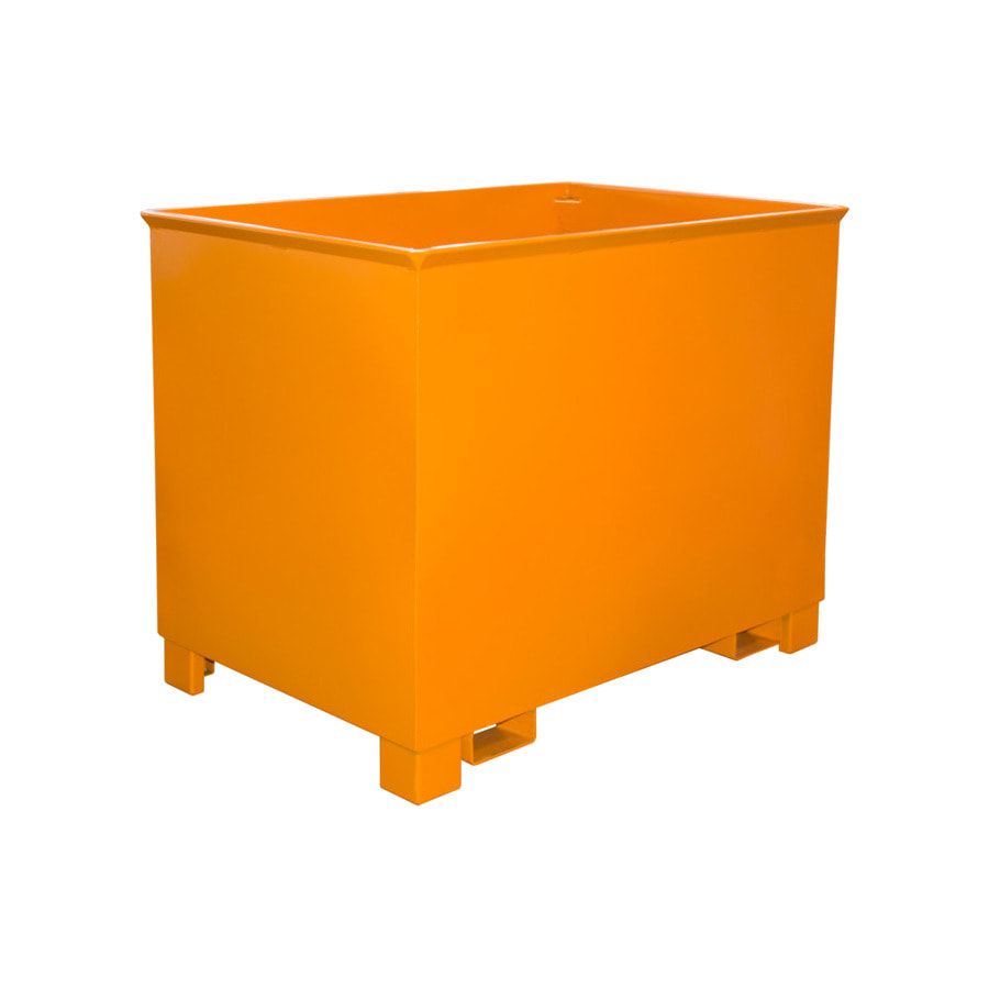 Container - 3-fach stapelbar - Volumen 300 l - Traglast 500 kg - 800 x 840 x 620 mm (HxBxT) - feuerrot