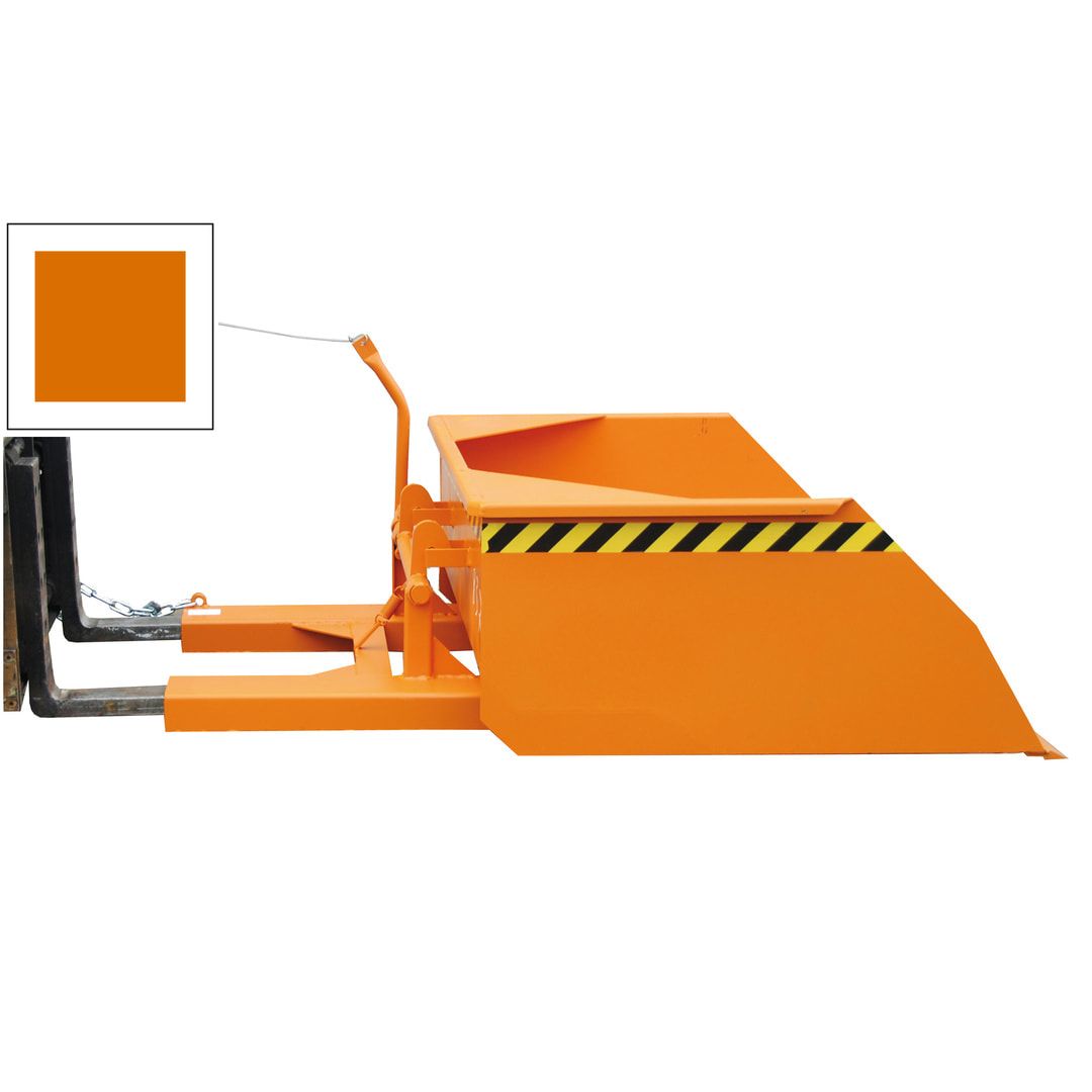 BAUER Staplerschaufel mechanisch - 1.000 l - 2.000 kg - feuerrot