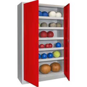 Ballschrank - Vollblechtüren - 5 Böden - 1.950x1.200x500 mm (HxBxT) - Farbe wählbar