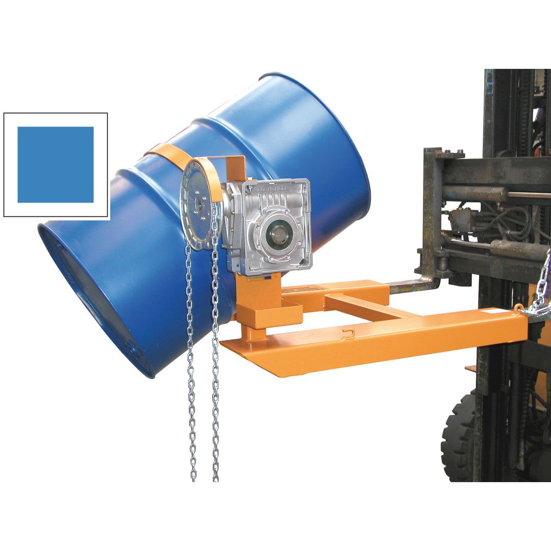 Fasskipper - Fassdurchmesser 560 mm - 360 kg - Endloskette - feuerrot