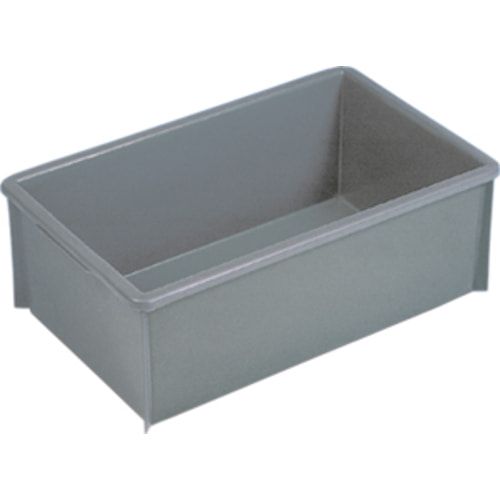Eckiger Behälter - PE - BxLxH 580x360x215 mm - 35 l - 2 Stk. - grau