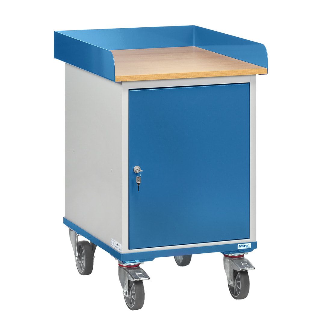 Fetra - Rollschrank - 150 kg - (BxT) 550 x 650 mm - Schrank mit 3 Böden