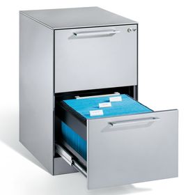 Hängeregistratur, Hängeregisterschrank, Aktenschrank, Büroschrank, DIN A4, 2 Auszüge, 1-bahnig, Farbe wählbar, 698 x 440 x 600 mm (HxBxT)