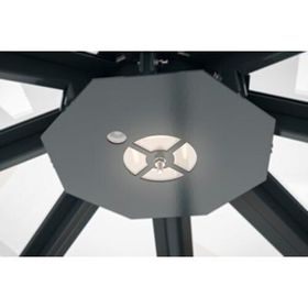LED-Beleuchtung, Abdeckplatte in anthrazitgrau (RAL 7016)