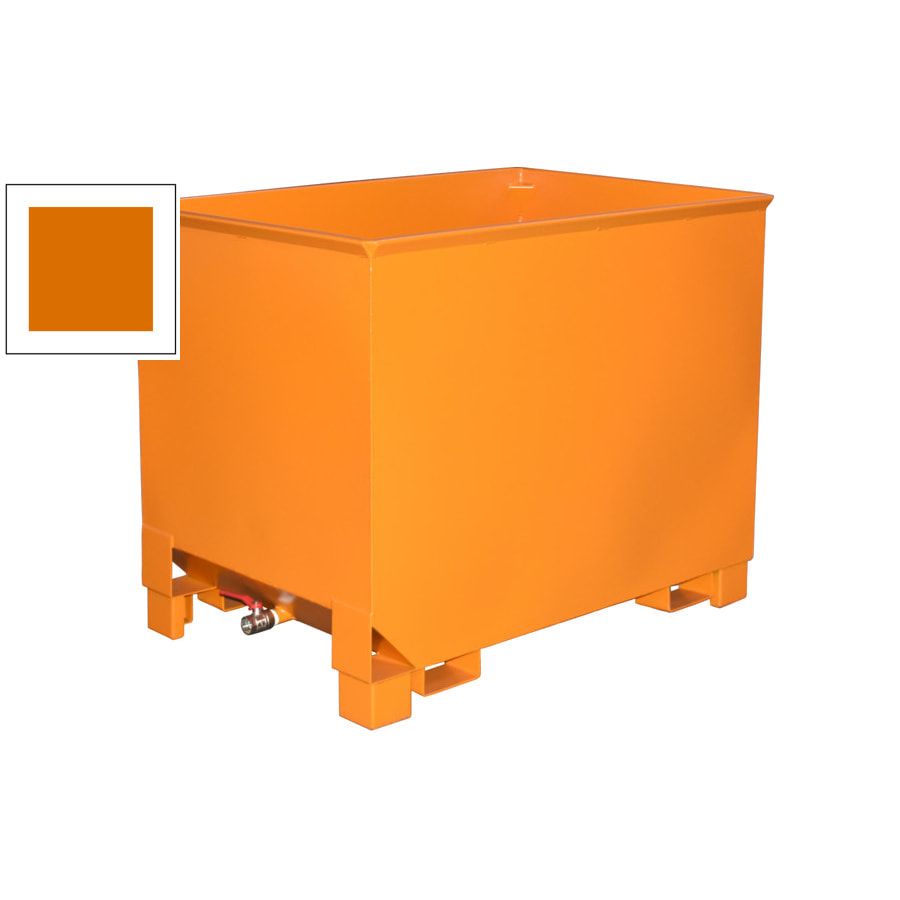 Spänekasten - 3-fach stapelbar - Volumen 300 l - Traglast 500 kg - 795 x 840 x 620 mm (HxBxT) - feuerrot
