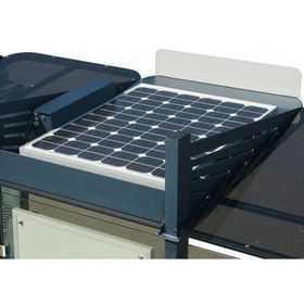 LED Beleuchtung für Wartehalle, Solarmodul