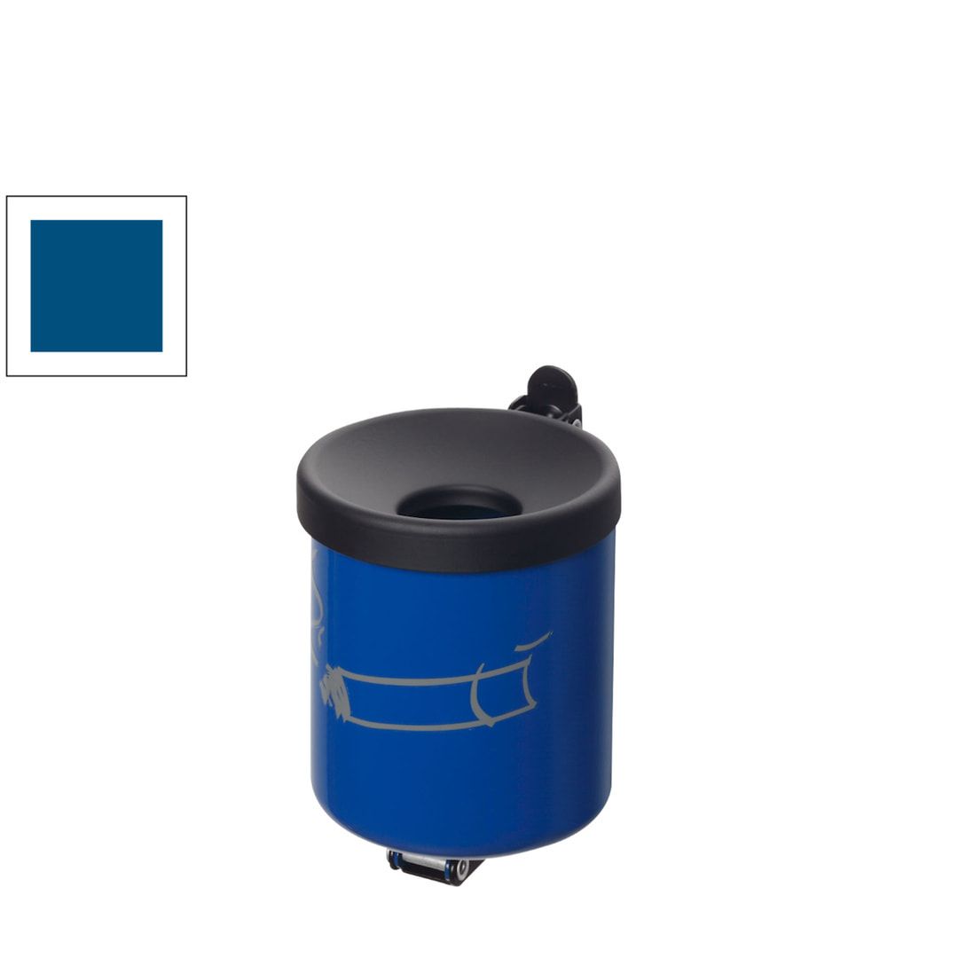 Wandascher - Volumen 0,6 l - 100 x 90 x 120 mm (HxBxT) - Edelstahl