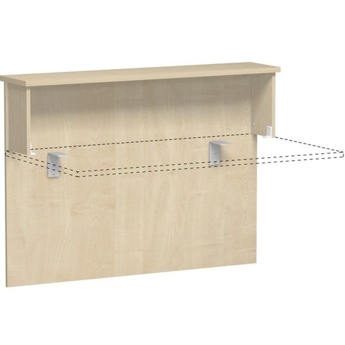 Anbau Thekenelement, Anbaumodul, 25 mm Dreischicht-Feinspan, 1.025 x 1.000 x 300 mm (HxBxT), Dekor Ahorn