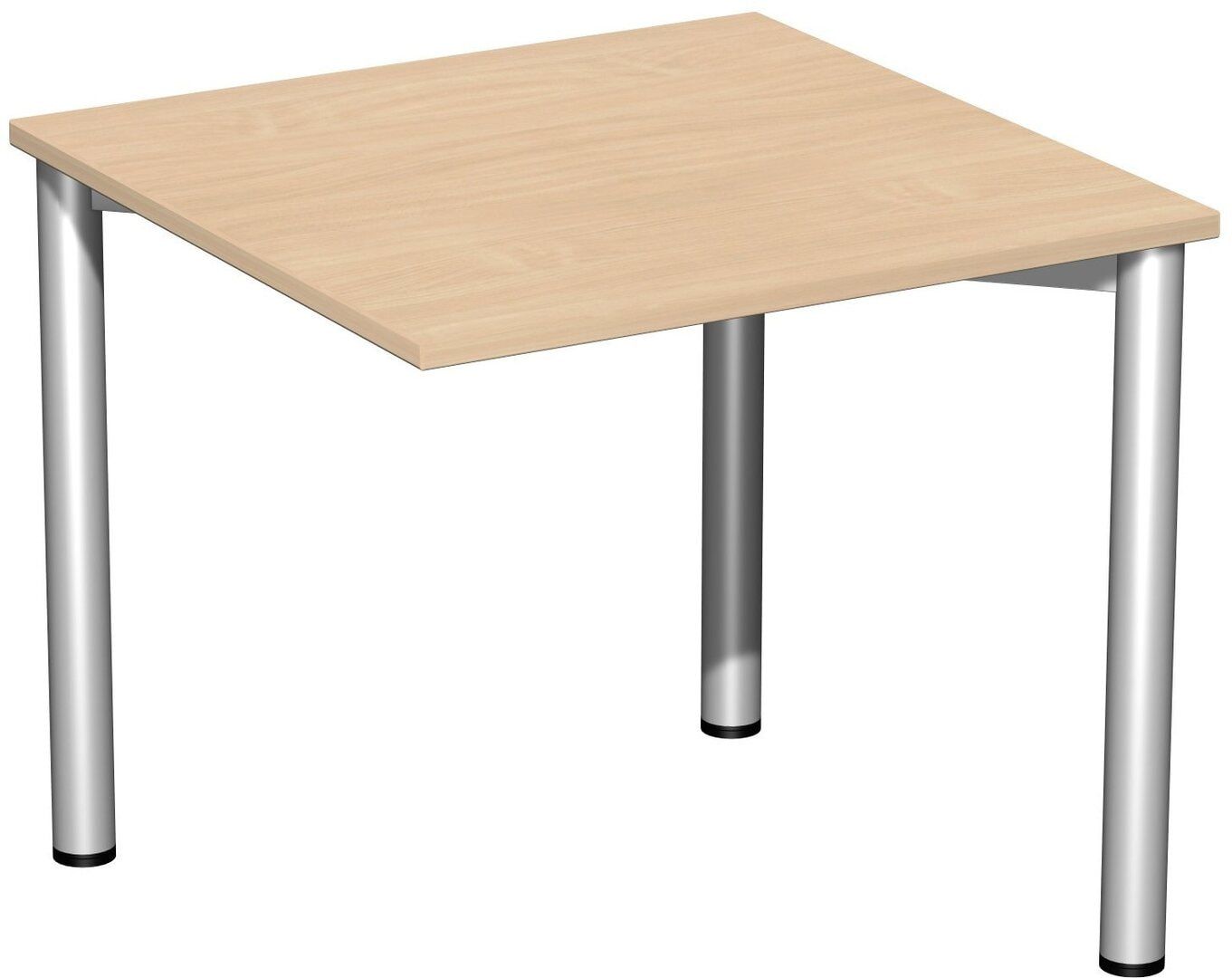 Schreibtisch - 4-Fuß Flex - Bürotisch - 720 x 1.200 x 600 mm (HxBxT) - Gestell anthrazit - Ahorn
