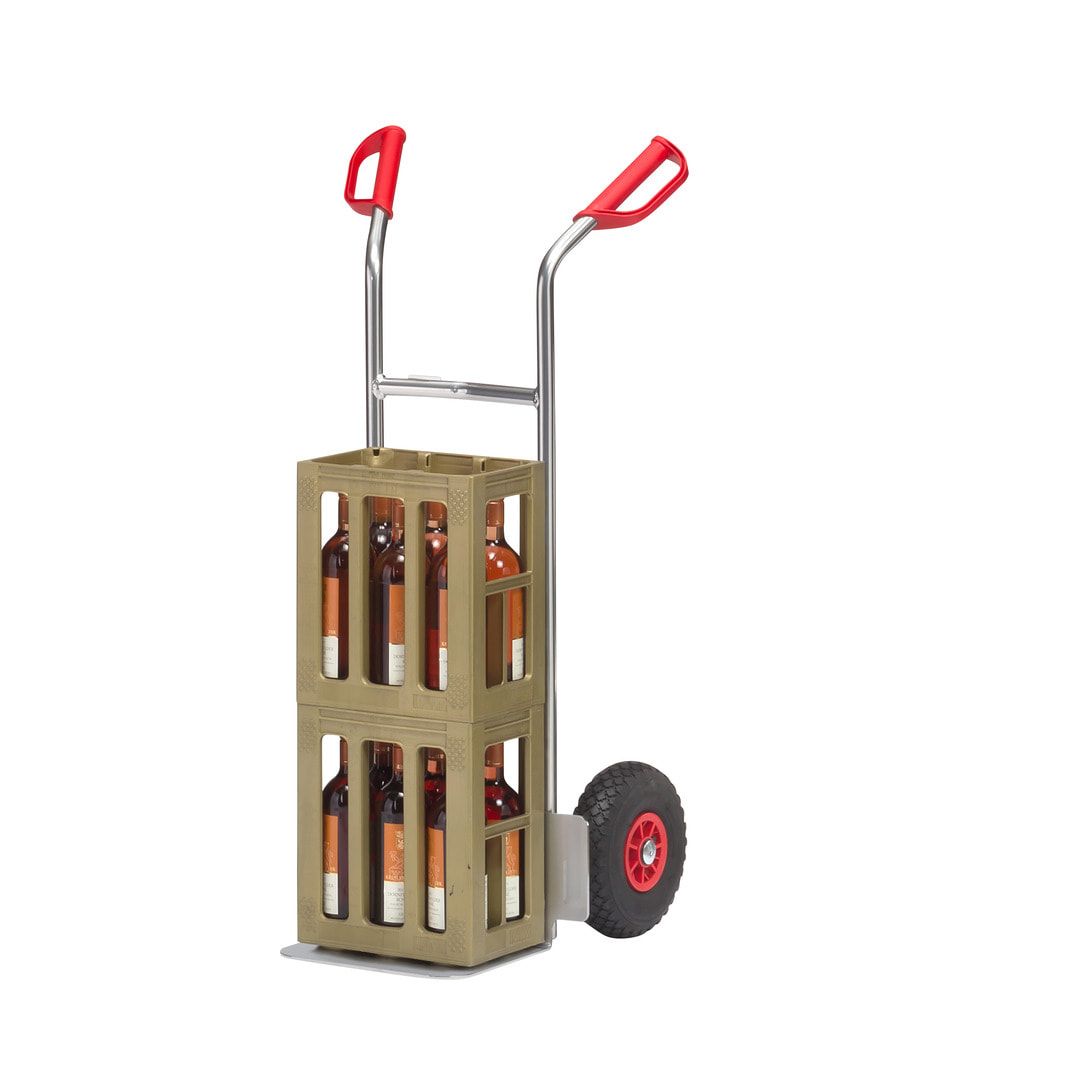 Fetra - Alukarre - 150 kg - Schaufel 320 x 250 mm (BxT) - Luftbereifung