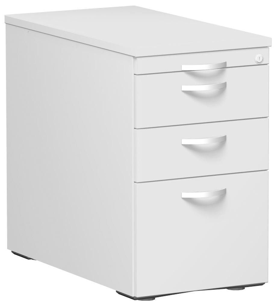 Standcontainer, Hängeregistratur, 2 Schubladen, Ordnungsfach, 720 x 438 x 800 mm (HxBxT), Front Ahorn, Oberboden Ahorn, Korpus Ahorn