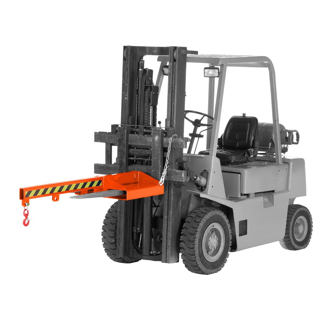 Lastarm - Kranarm - Länge 1.500 mm - Traglast 1.050 - 5.000 kg - enzianblau