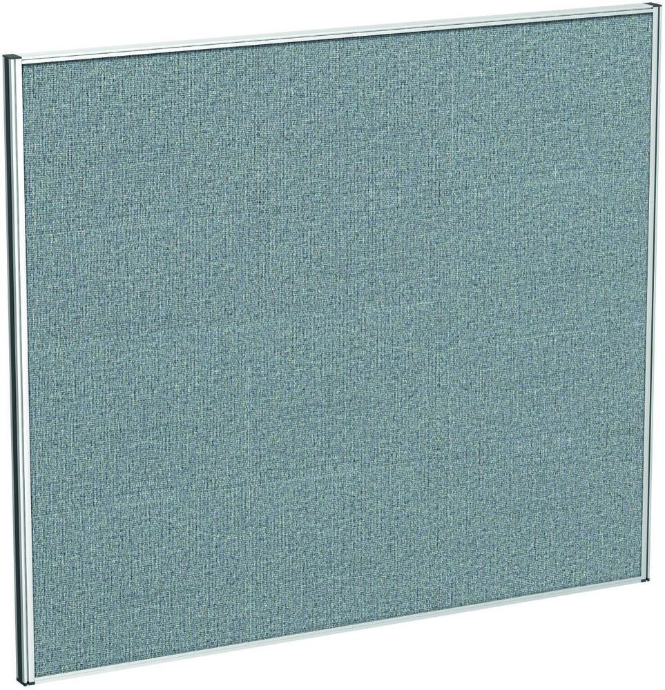 Stellwand, Trennwand, Raumteiler, Sichtschutz, schallabsorbierend, Stoffbespannung, pinnbar, Alurahmen, 1.200 x 1.000 x 41 mm (HxBxT), Calypso rot