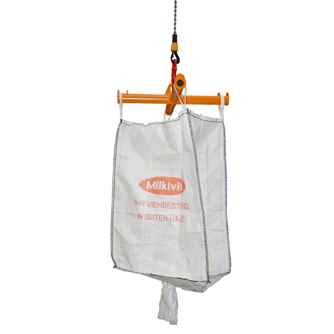 Big-Bag-Traverse für Gabelstapler und Kran - 215 x 1.095 x 1.095 mm - feuerrot