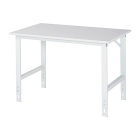 Arbeitstisch - höhenverstellbar 760 - 1.080 mm - 1.250 x 800 mm (BxT) - Traglast 500 kg - EGB-Melaminharz - Farbe wählbar