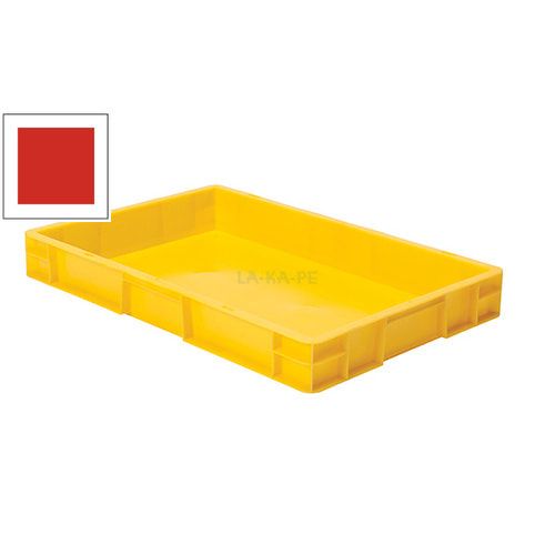 Eurobox - Eurokasten - Volumen 14,5 l - Boden und Wände geschlossen - 75 x 400 x 600 mm (HxBxT) - VE 2 Stk. - blau