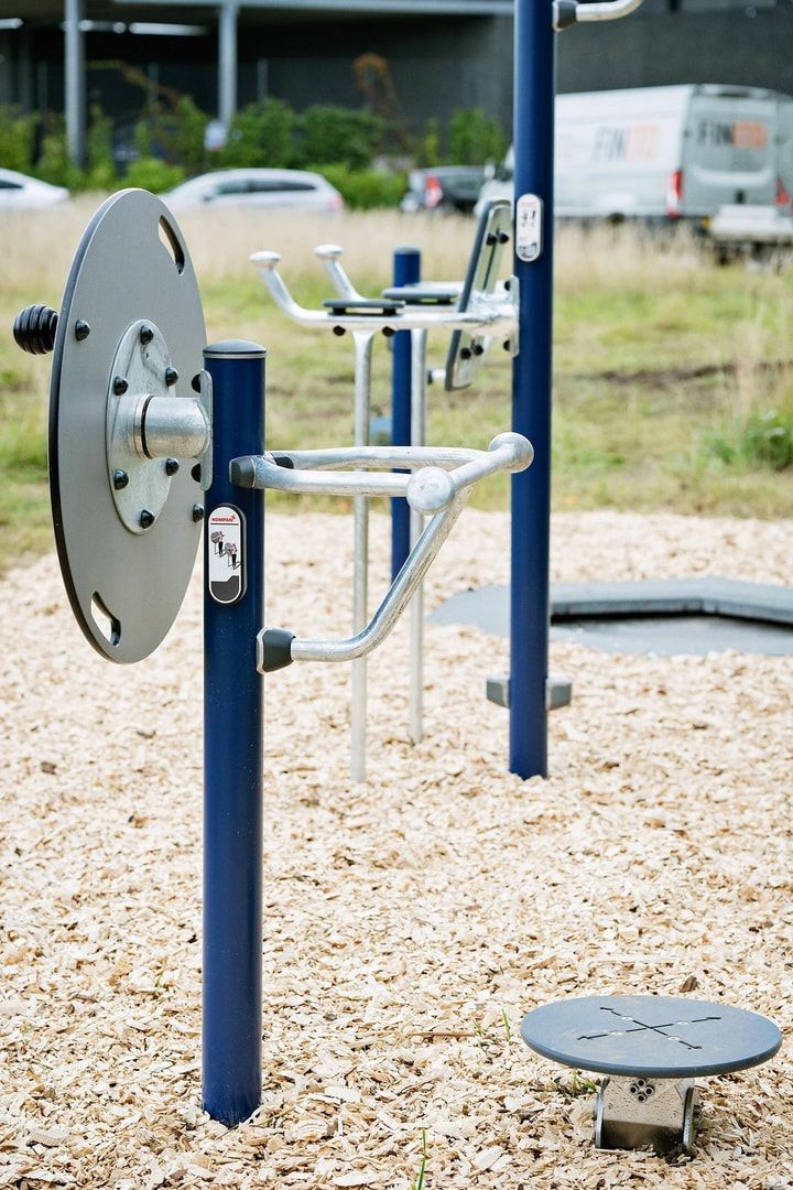 Twist und Flexrad, Fitness, Gleichgewichtstraining, Trainingsgerät Oberkörper, ergonomisch, 2 Nutzer, Fitness-App, 1.650 x 1.180 x 800 mm (HxBxT)