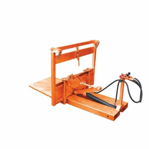 Gitterboxkipper für Gabelstapler, hydraulisch, Traglast 500 kg, geeignet für Gitterbox, Kettensicherung, Spannhaken, Farbe anthrazitgrau (RAL 7016)