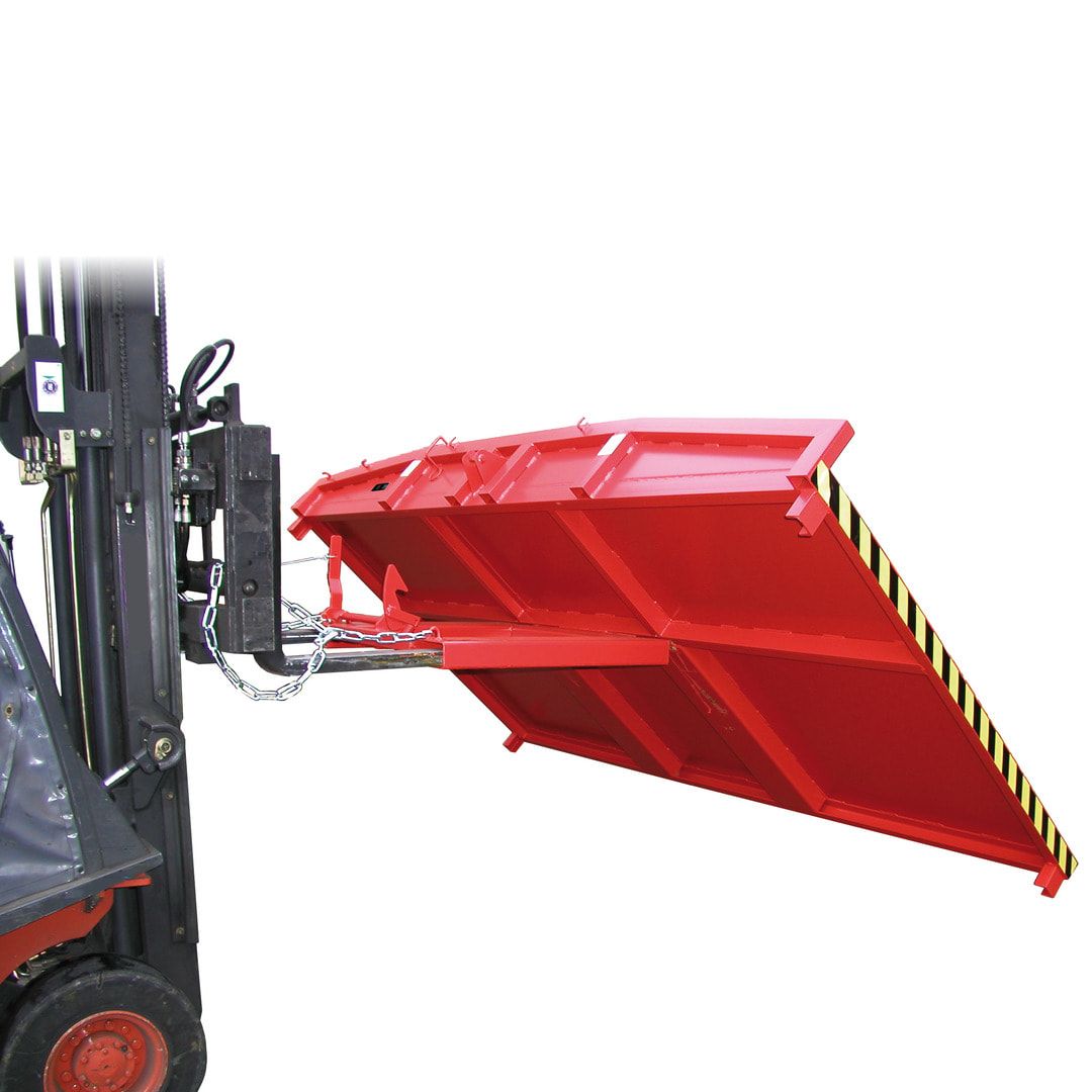 Reststoff-Sammelpalette - 2.500 x 1.540 mm (BxT) - 2.000 kg - feuerrot
