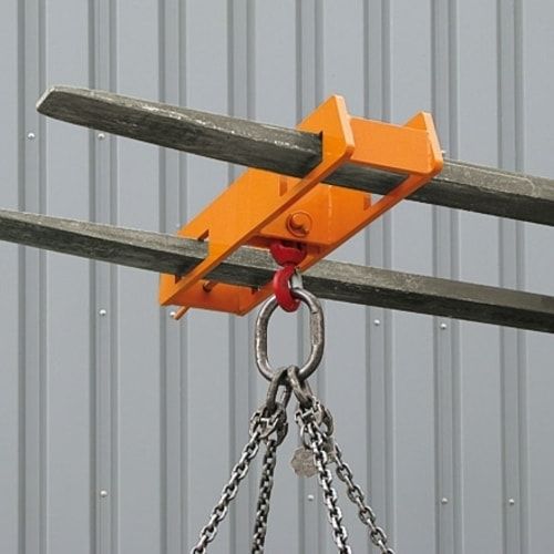 Eichinger Lasthaken für 2 Staplerzinken, Einfahrtaschen 60 x 160 x 300 mm (HxBxT), 130 x 180 x 790 mm (HxBxT), Gewicht 30 kg, Farbe anthrazitgrau