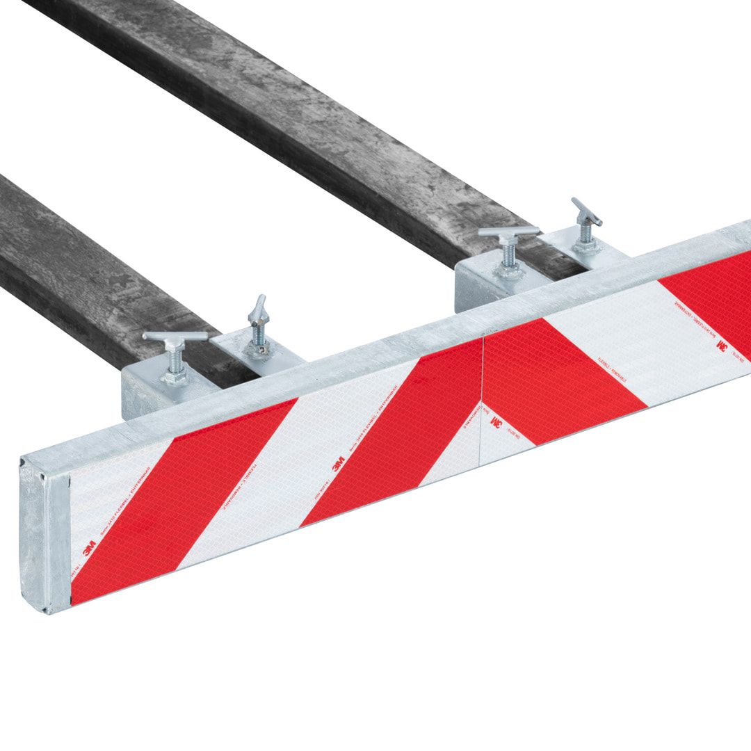 Gabelschutzbalken - reflektierende Warnfolie - 150 x 1.000 x 200 mm (HxBxT)