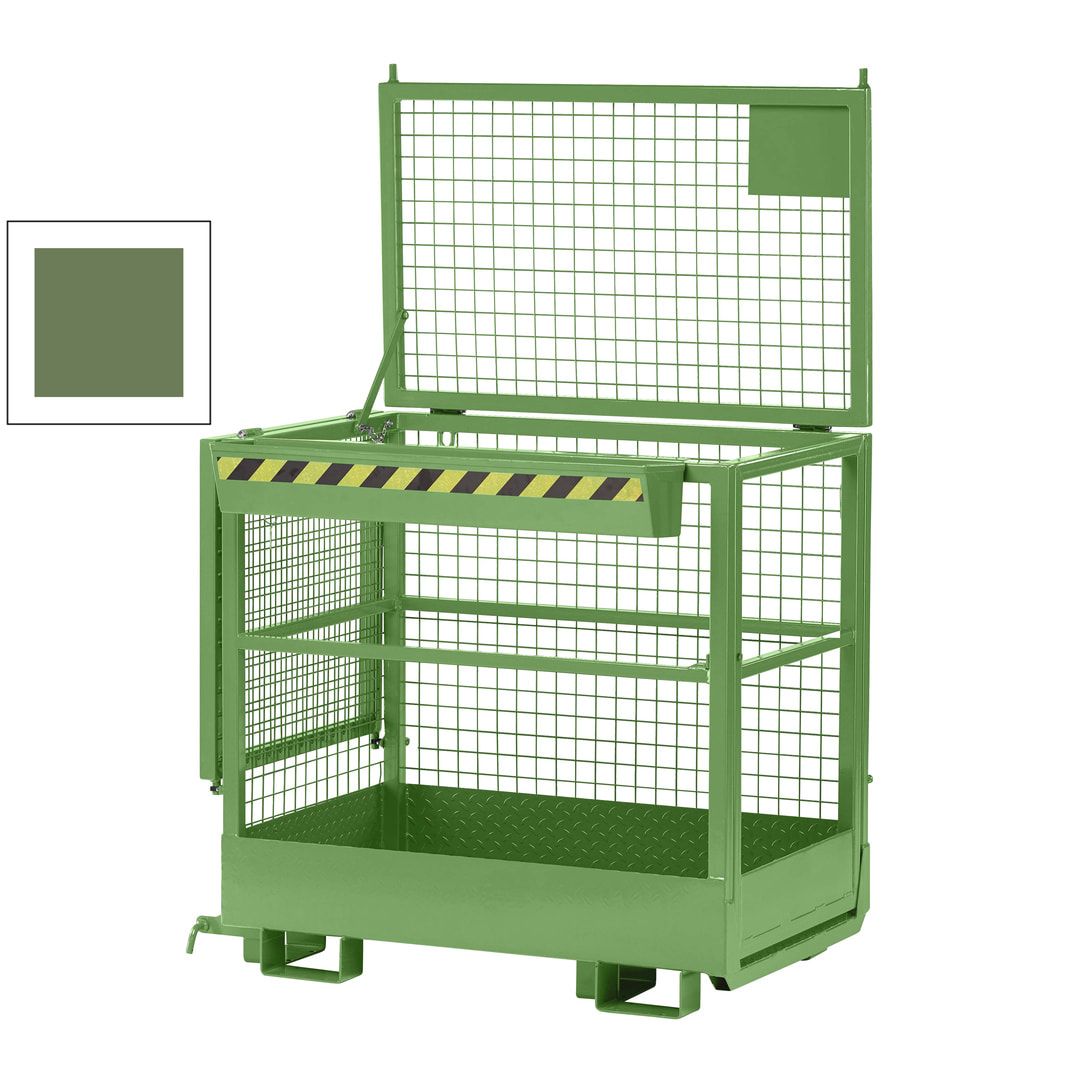 Arbeitsbühne - 2-seitige Aufnahme - Traglast 300 kg - 1.950 x 1.200 x 800 mm (HxBxT) - anthrazitgrau