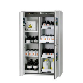 Sicherheitsschrank Typ 90 - Trennwand - Gefahrstoffcenter - ca. 2 x 1,2 x 0,6 m - Fachböden - Tablarauszüge - Ausführung wählbar