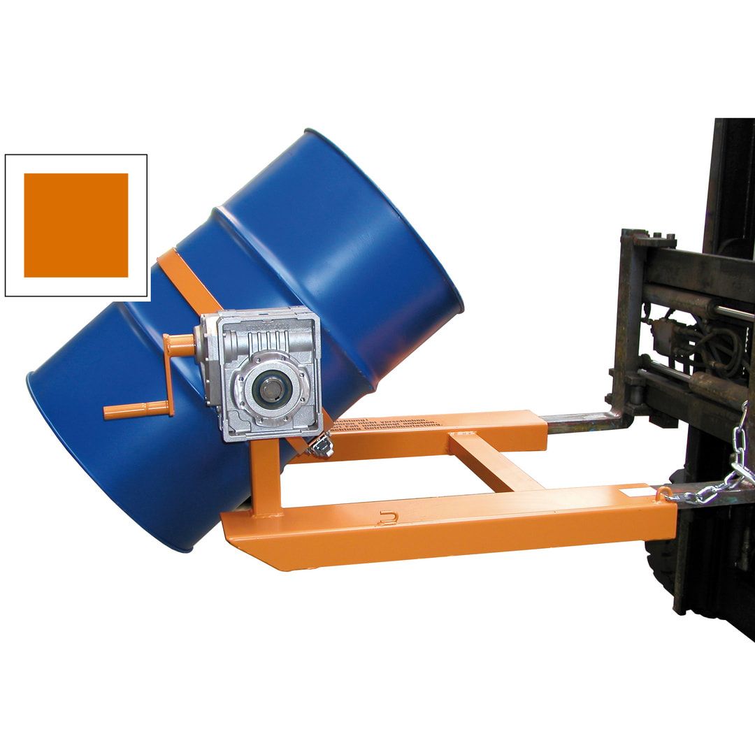 Fasskipper - Fassdurchmesser 560 mm - 360 kg - Endloskette - feuerrot