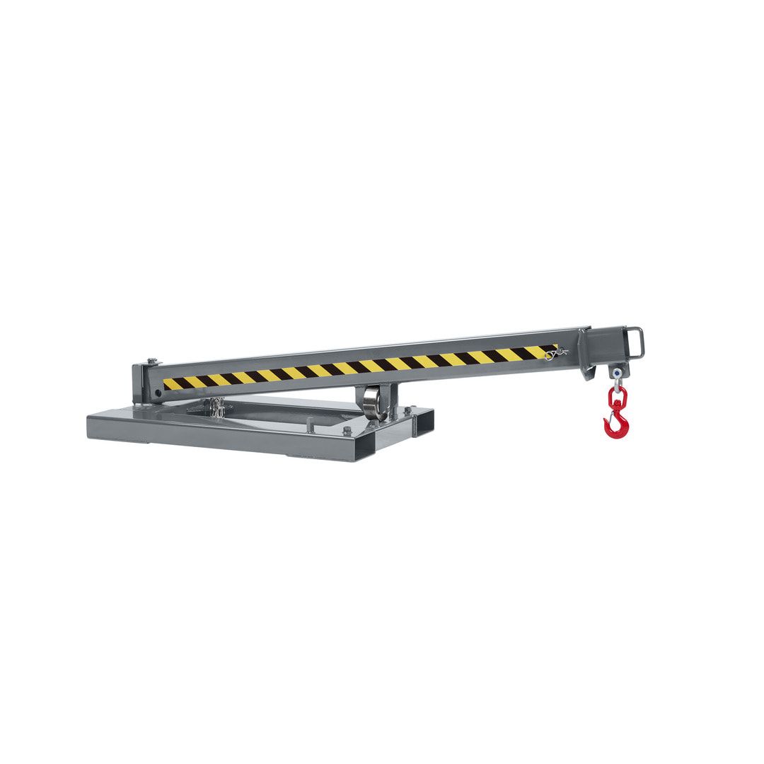 Kranarm, seitenverstellbar - Traglast 1.000 kg - Länge 2.260 - 3.760 mm - anthrazitgrau