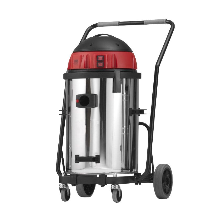 Industriesauger mit Steckdose - Kipp-Fahrgestell - Nass- Trockensauger - 1.400 W - Volumen 40 l - 900 x 580 x 550 mm (HxBxT)