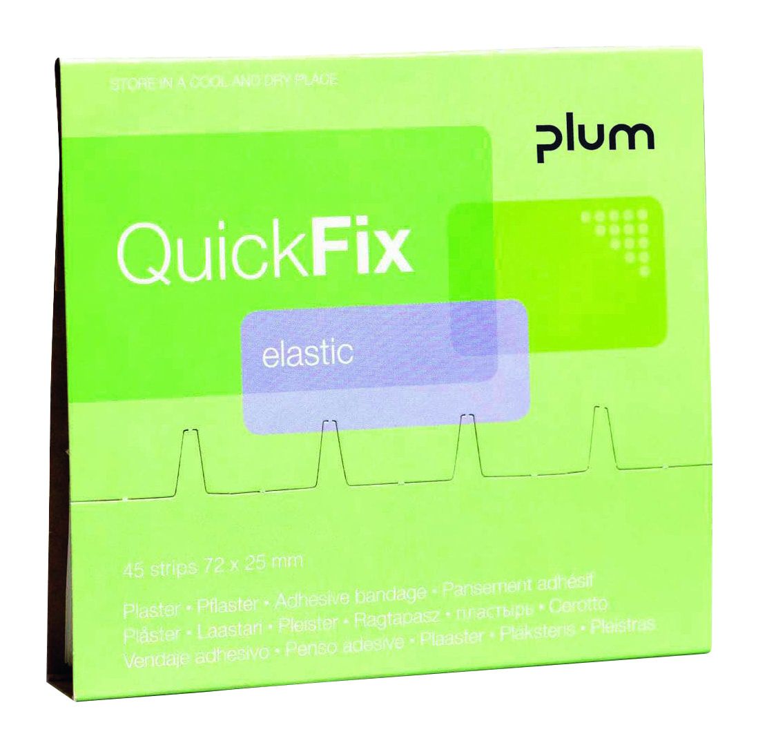 45 Pflaster elastisch, Nachfüllset für ultraMEDIC Pflasterspender, Pflastermaß 72 x 25 mm (BxT), einzeln verpackt