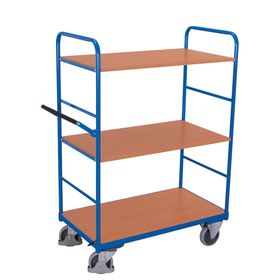 Etagenwagen mit Totmannbremse - 1.530 x 610 x 1.220 mm (HxBxT) - 3 Etagen