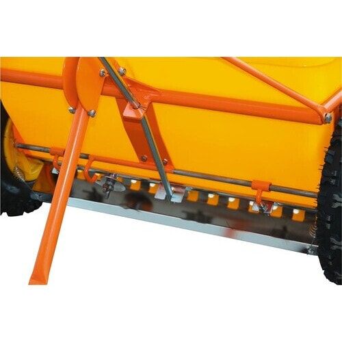 Kastenstreuer, Streuwagen, Salzstreuer, Düngewagen, Saatgut, 35 l Volumen, Edelstahl und Polyethylen, bis zu 600 mm Streubreite regelbar, luftbereift